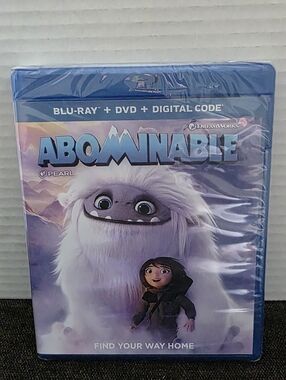 NIP Universal Abominable Blu-ray/DVD Combo (Purple/Blue/White)